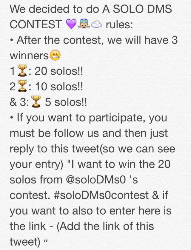 soloDMs0's tweet image. Good luck loves!! #soloDMs0contest