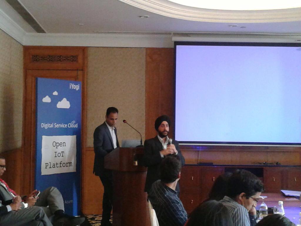 iYogi's tweet photo. Launching @DServiceCloud open IoT platform on @Microsoft @Azure. 1st of its kind! http://t.co/liCLjgYD8s http://t.co/NY8eWe18c0