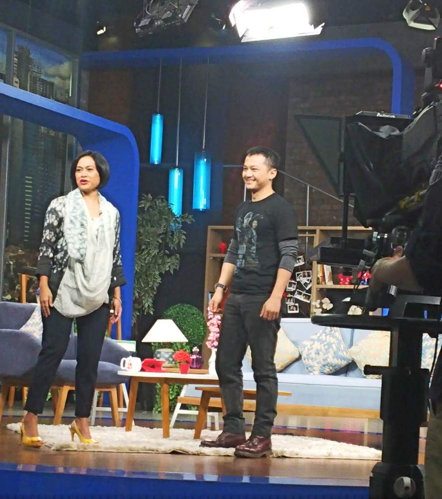 Shimada_D's tweet photo. Today @SarahSechan_NET @sarseh @netmediatama #DoeaTandaCinta http://t.co/XPK41COPsZ