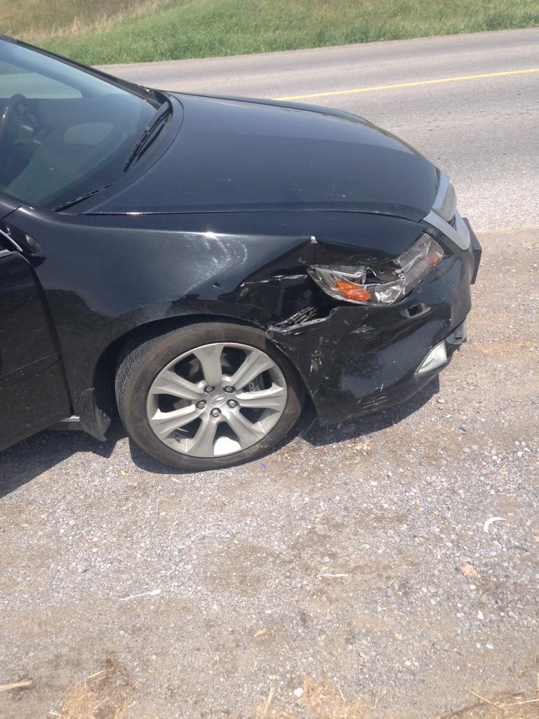 ttaylorcosburn's tweet photo. Fun past few days with @mshubley #nicecrash http://t.co/aR0zekNB4Z