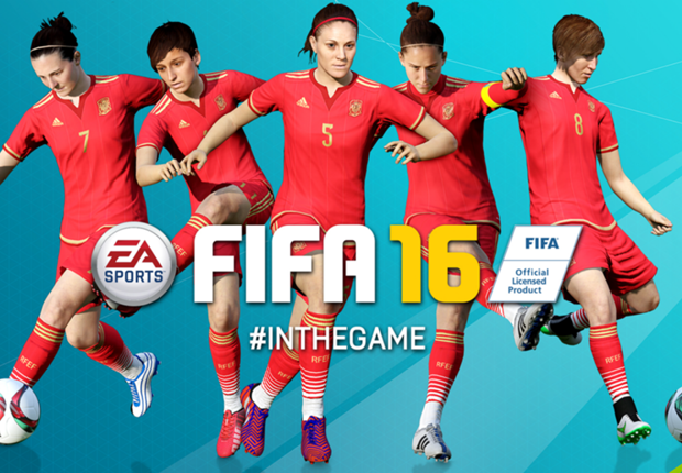 GoalEspana's tweet photo. Las selecciones nacionales femeninas saltarán al campo en @EASPORTSEsp FIFA 16 | Lee más: http://t.co/fQotWdsQRD http://t.co/xRMjXnlqDk