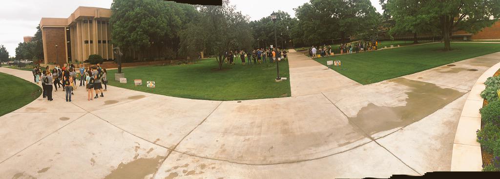 TMShamieceB's tweet photo. First Orientation of the summer has officially started! #NewShocks15 💛🌾 http://t.co/rnJqtuyVJ6