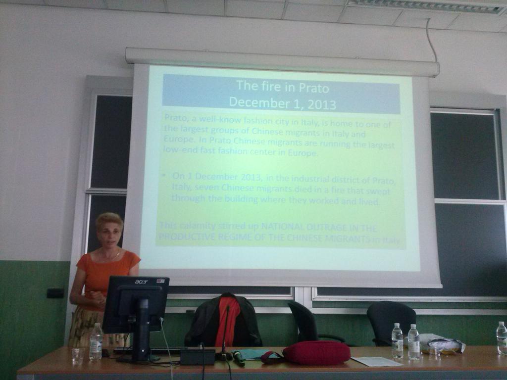 'Il rapporto tra media e fast fashion cinese, il caso di Prato' #AntonellaCeccagno #MPC2015 <a href="/Media_P0litics/">Media and Politics</a>