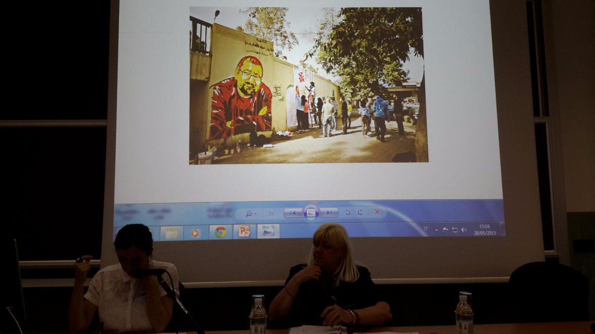 I graffiti in Egitto sono comparsi nel 2011 nel contesto rivoluzionario de Il Cairo. #mpc2015