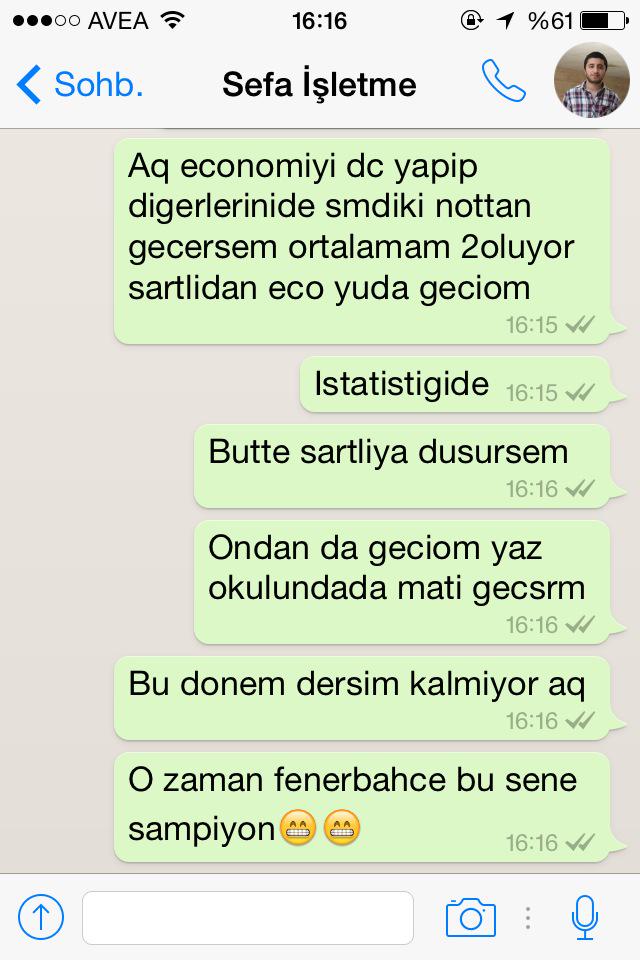 Bu sene feneride sampiyon ettik 😏😁😎