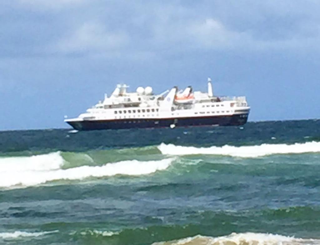 More First Time Visitors To The Port . @I❤️TheNorthCoast #impressed #cruise #Portrush #Portmagic