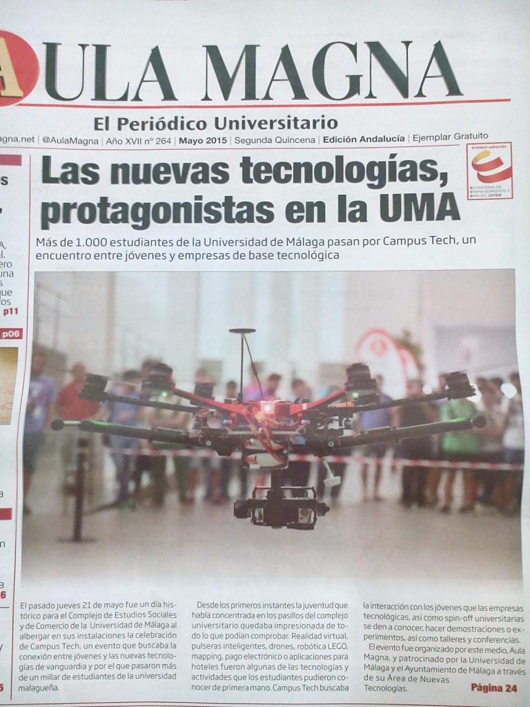 alba_he's tweet photo. Las nuevas tecnologías protagonistas en la UMA @ugr_d http://t.co/Gfyx3T7slW