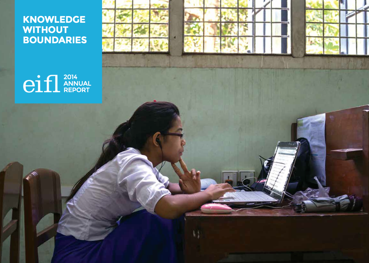EIFLnet's tweet photo. How the eLibrary #Myanmar project is transforming teaching/learning  in Myanmar #annualreport http://t.co/JDTHBJ6vS9 http://t.co/ZRB1wR9Jyg