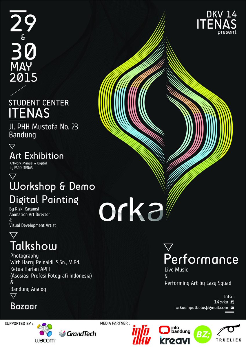 DKV_ITENAS2014's tweet photo. besok!! di student center itenas, ORKA ART EXHIBITION |
@InfoDKV @infobandung @kreavi @BandungMagazine http://t.co/8izZ8DoAvI