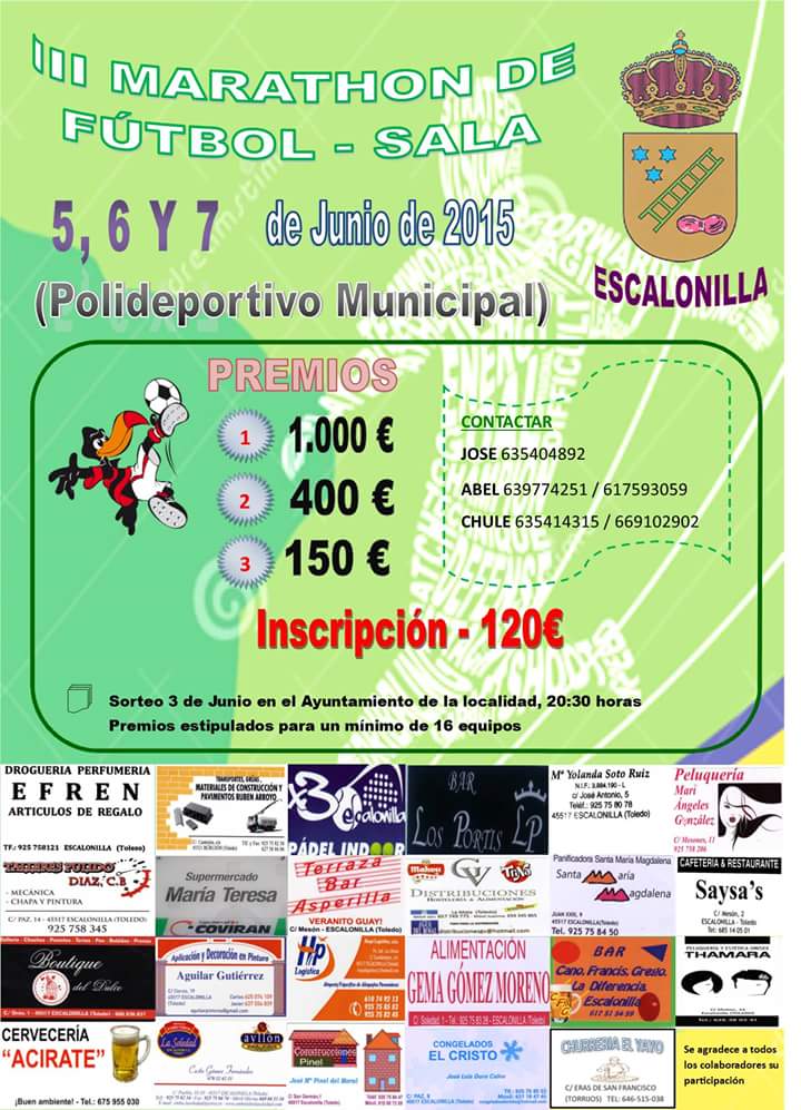 Reserva tu plaza,la cosa se va animando,queda  poco <a href="/Bomba_calzado/">La Bomba del Calzado</a> <a href="/maratoncarmena/">IV MARATÓN CARMENA</a> <a href="/IIMaratonBuru/">III Maratón Burujón</a> @miguelbodo21388