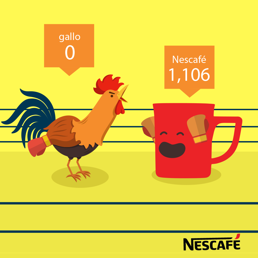 ¿Aún con sueño?
¡¡¡Despierta TODOS tus sentidos con NESCAFÉ® :D!!! #TodoEmpiezaConUnNescafe
