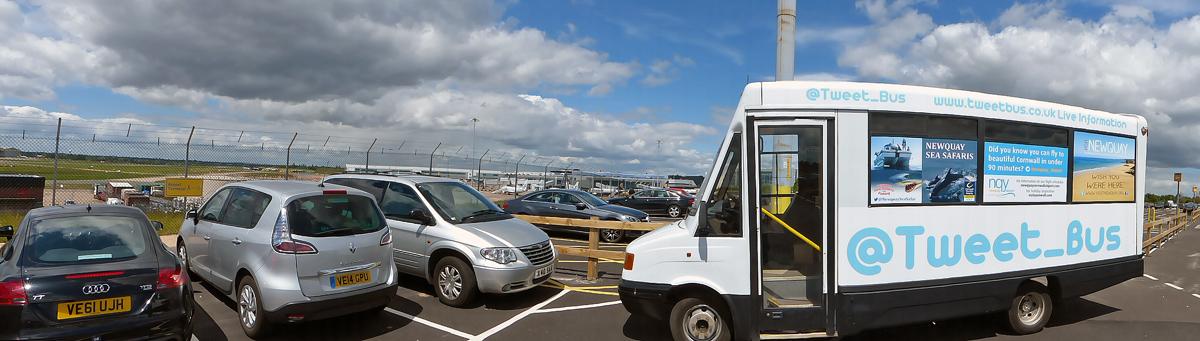 Tweet_Bus's tweet photo. Ding Ding! Birmingham Airport... only one hour away from @Newquay_Airport. #flycornwall
#newquaytour http://t.co/djfTvuJ2F2