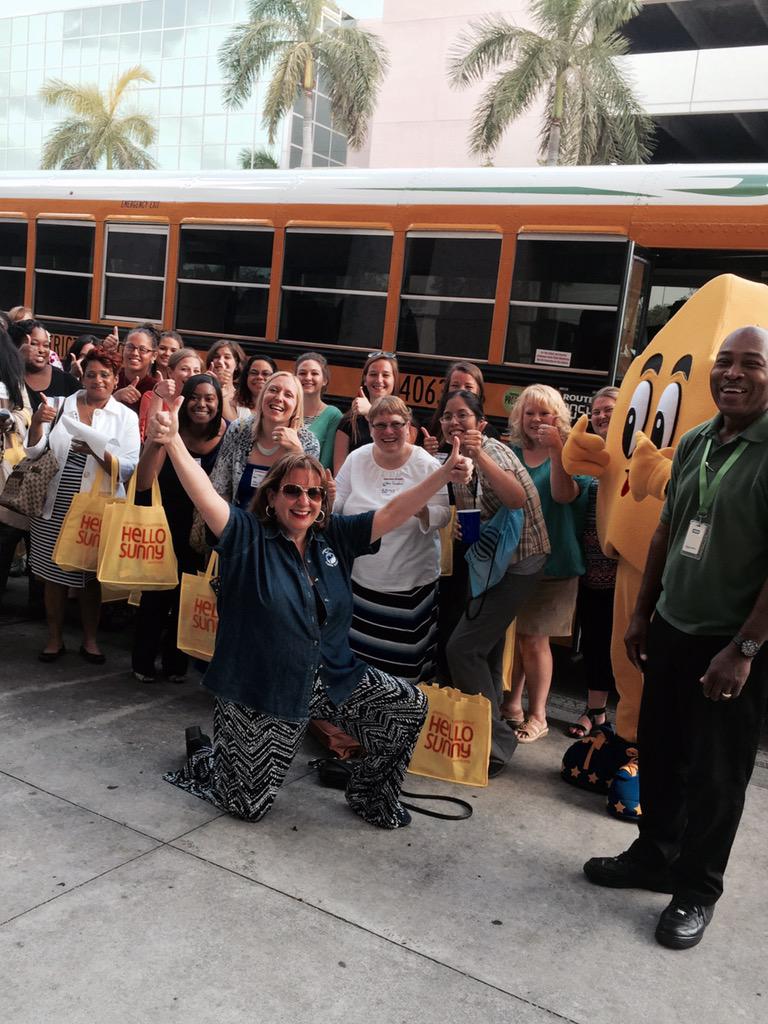 browardk12teach's tweet photo. Welcome great teachers to our bus tour ! @browardschools @BrightStarCU #bcpswave http://t.co/OvbRPdmObP