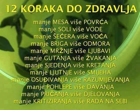 sandrazec's tweet photo. #zapamti #12korakaDoZdravlja http://t.co/yAqmtsVkn7