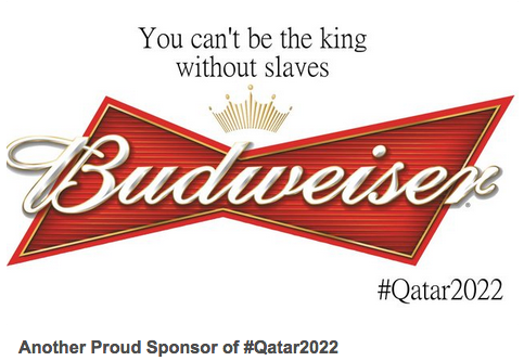 These fake world cup sponsor logos highlight human rights abuses in Qatar bzfd.it/1EA0OMr