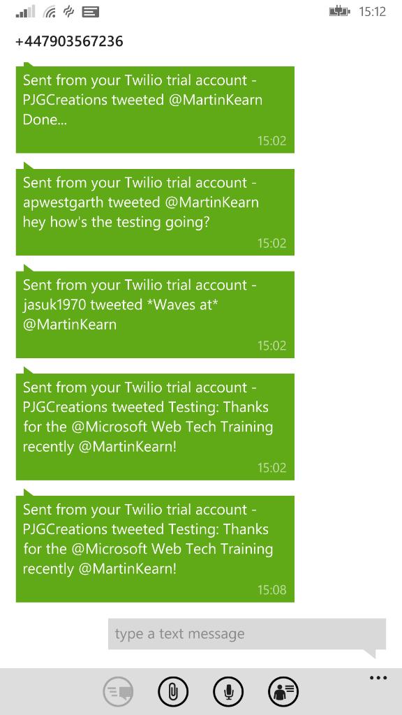 MartinKearn's tweet image. Thanks to everyone that just tweeted me for my little #AzureLogicApp test. This is what you did...