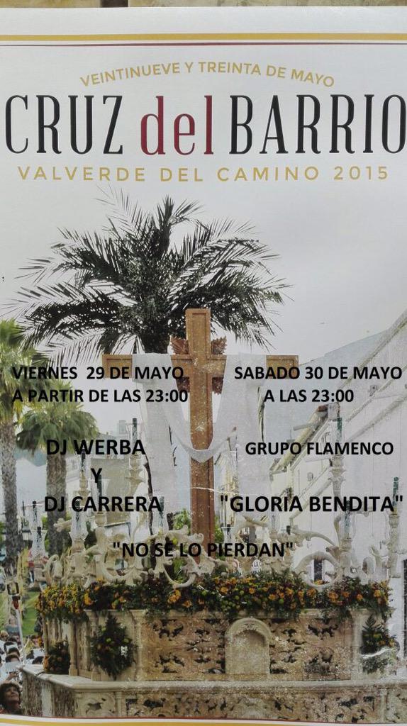 CruzdelBarrio's tweet photo. A tan solo un día de que comiencen las Fiestas de la Santa Cruz del Barrio. http://t.co/XUX1oPnmAq