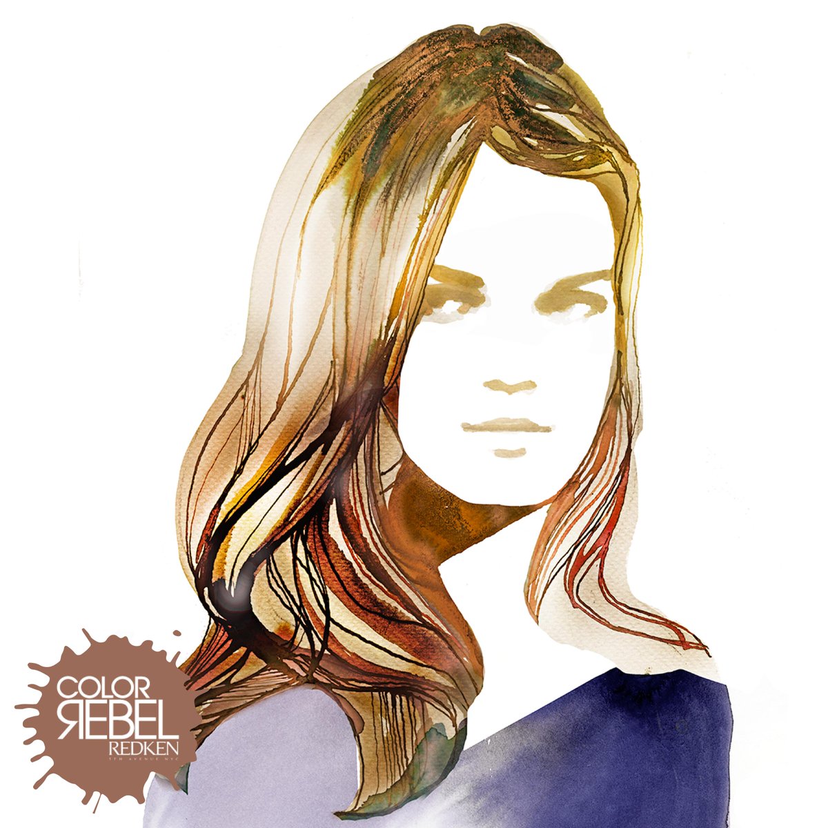 Redken5thAve's tweet photo. Color Rebel hair makeup in Hazel & Confused lets you add #temporary #lowlights wherever you want them! #ColorRebel http://t.co/dQmSPTWahH