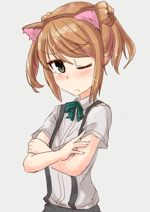 満潮「な、何よ」
困ったときの猫耳装備
#艦これ版深夜の真剣お絵描き60分一本勝負
#艦これ版真剣お絵描き60分一本勝負_20150528 