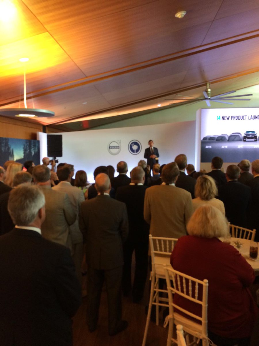 SCpowerteam's tweet photo. .@Volvocars welcome to South Carolina! #scpowerteam #justright #edistoelectric #TeamSC #GovHaley http://t.co/HxAY5RCdGS