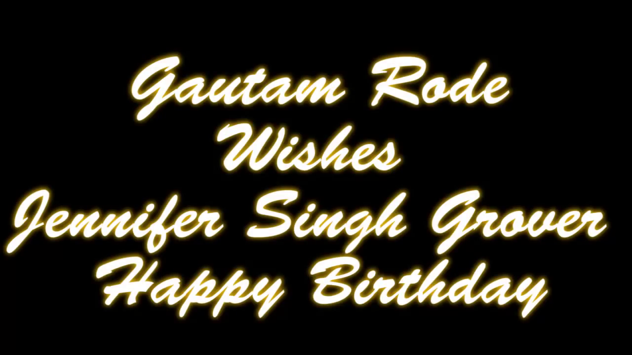 Happy birthday Jennifer winget....      