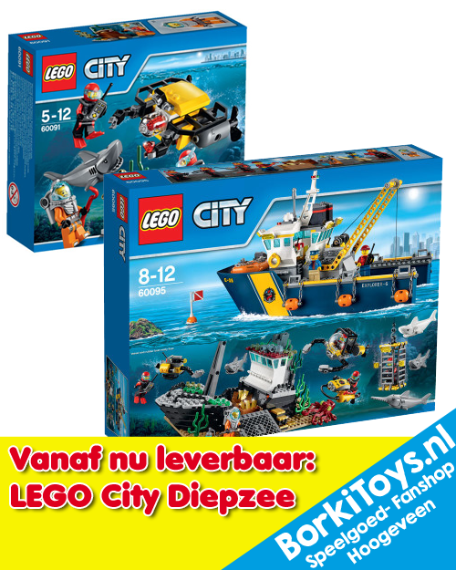 Vanaf nu leverbaar! De nieuwe LEGO City Diepzee serie! #Hoogeveen #Westerbork #Drenthe borkitoys.nl/lego-city
