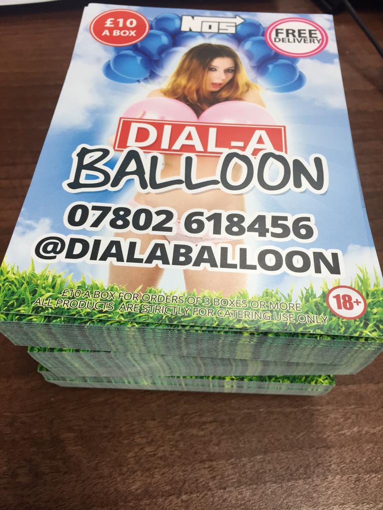 dialAcream's tweet image. You'll be seeing these new flyers around Preston very soon!! #DialABalloon #BusinessFlyers