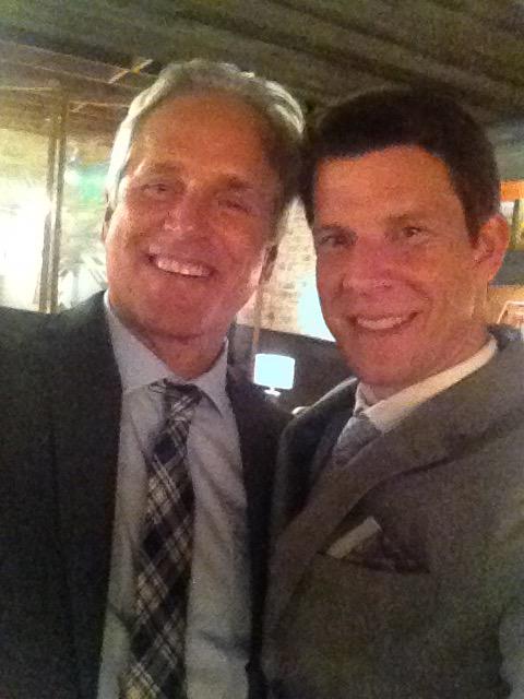 Eric_Mabius's tweet photo. What a GREAT time we've had with @TheRealGregoryH in @SSD_TV @hallmarkmovie. Such a pro and a kind, talented actor! http://t.co/iXGaV5JAZY