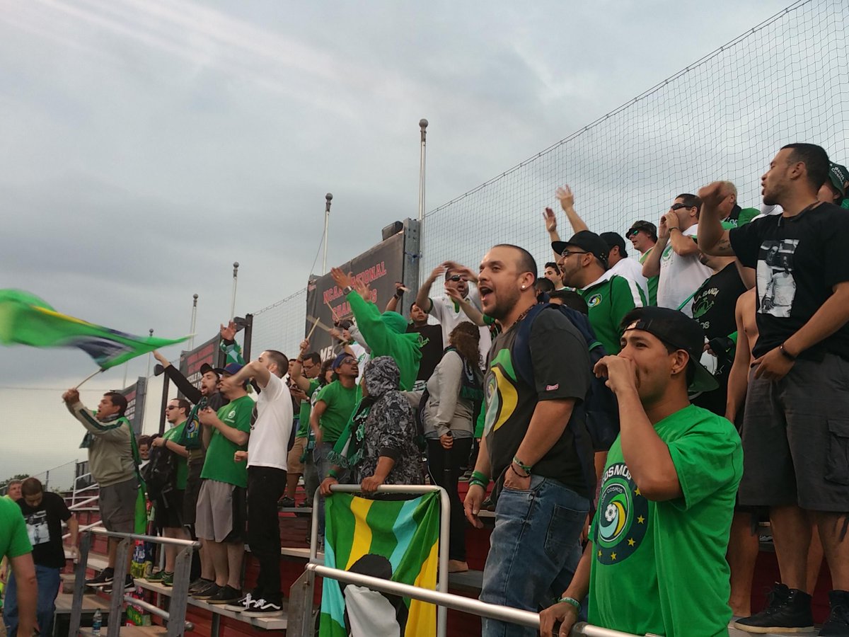 TICCPod's tweet photo. #The5Points were present and singing for the @NYCosmos at #USOC2015 http://t.co/mF30WH9Esy
