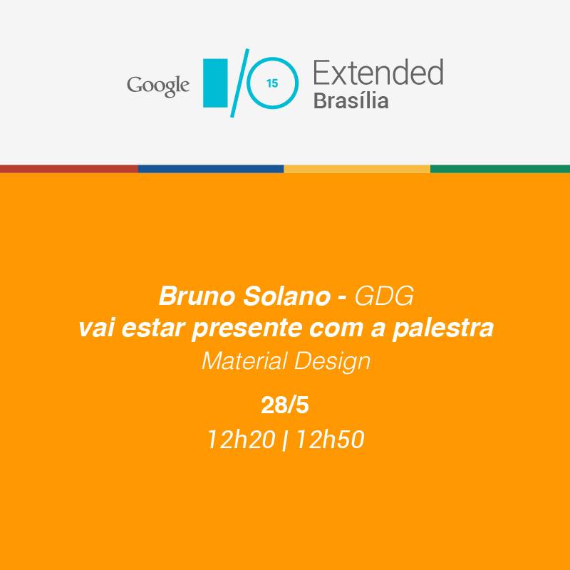 layerland's tweet image. Material Design com Bruno Solano, quer assistir? ja vai começar aqui:  goo.gl/QDEdZL #io15extended