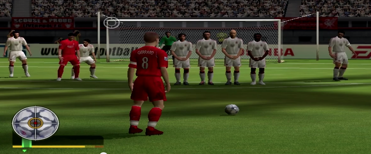 Baba_B_'s tweet photo. 10 year anniversary of my FIFA direct freekick drought. #BringTheCircleBack http://t.co/h0uYvjDPNN