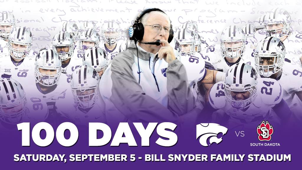 kstatesports's tweet photo. 100 days! Not that we’re counting or anything. 🏈 #KStateFB http://t.co/PcfjkrZhIF