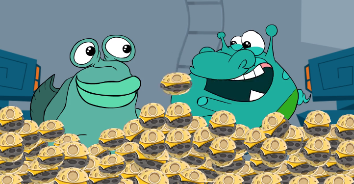 Crashlings's tweet photo. These #Crashlings are celebrating #NationalBurgerDay with endless Bouncy Burgers! http://t.co/qZQkxdPqUn