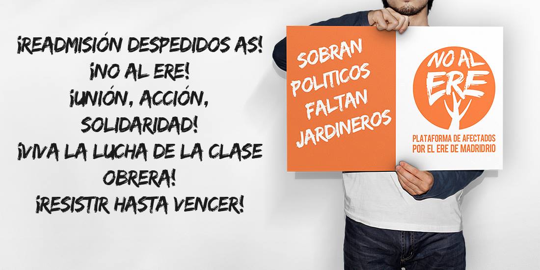 #UnificandoLasLuchas ¡No nos van a parar! ¡Plataforma de apoyo y Sección sindical CNT luchando!¡Resistir es vencer!