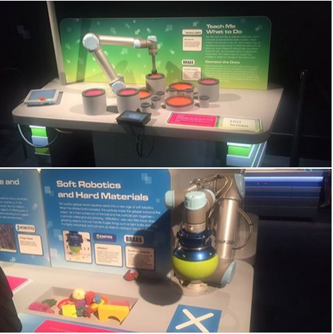 Universal_Robot's tweet photo. Check out "Robot Revolution" @msichicago w/ UR #robots &amp; @EmpireRobotics Thanks @BraasCompany  http://t.co/D1LLRGDilU http://t.co/Vh3gY46fyk