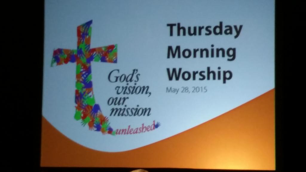 TimJGilley's tweet photo. Attending the United Methodist conference.  #unleashed http://t.co/1MUsz5d85o