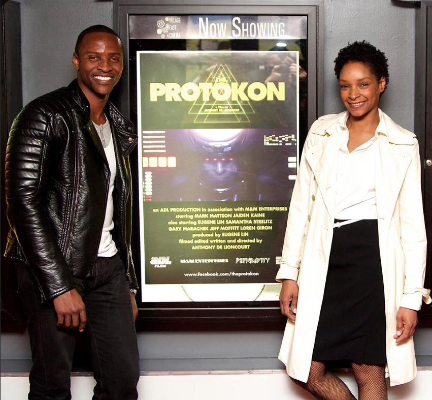 BeyondLockDoor's tweet photo. Actor @JaidenKaine at the @SohoFilmFest 2015 for the premier of @theprotokon #Grindhouse #filmfestival #scifi #80s http://t.co/mApJgbbzmS