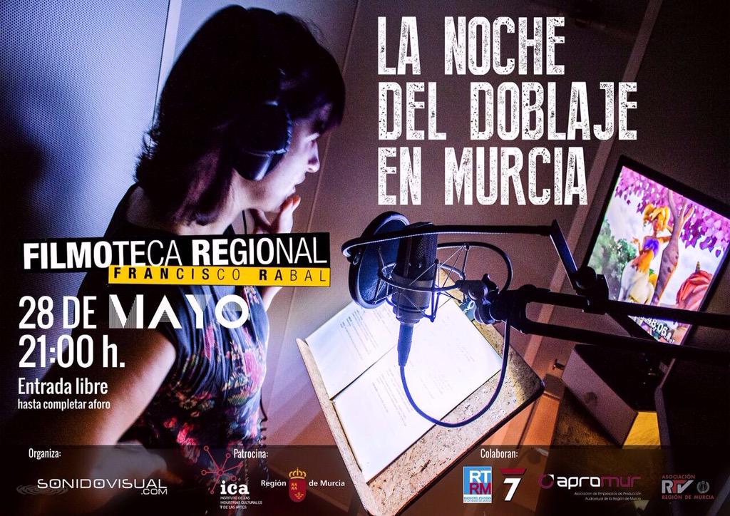 DailyMur's tweet photo. La noche del Doblaje en #Murcia. En la @FilmotecaMurcia , el 28 de mayo a las 21h. http://t.co/Rf8KECPNMb