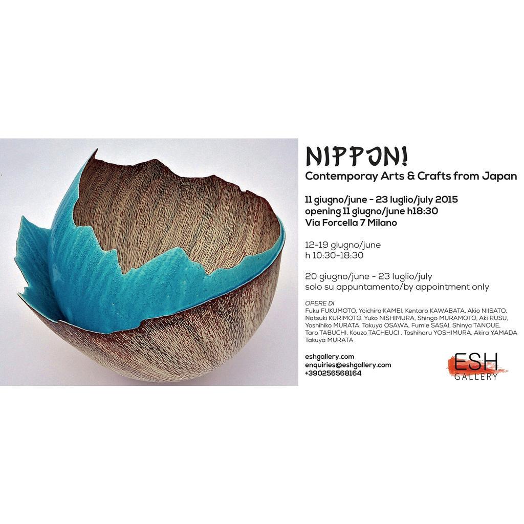 EshGallery's tweet photo. #Nippon ! #Next #exhibition #EshGallery #contemporaryarts&crafts from #Japan via Forcella,7 opening 11 giugno 18.30 http://t.co/K34lSZTUO3