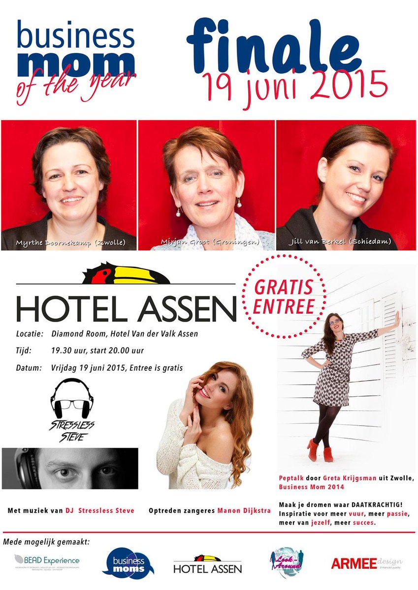 business_moms's tweet photo. Finale @BMoftheyear op 19 juni met inspirerende peptalk door de altijd sprankelende @GretaKrijgsman
 http://t.co/KKSSOKZeqL