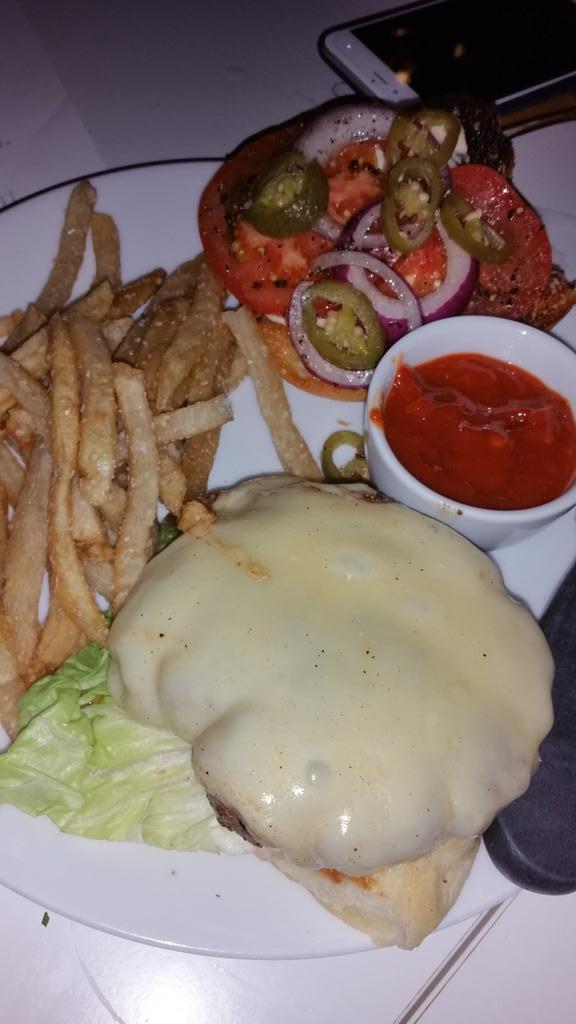 VisitSanAntonio's tweet photo. Perfect for #NationalBurgerDay RT @Jcoppsicembears: the ribeye burger at @feastsa is amazing http://t.co/tKxtihg5Gc
