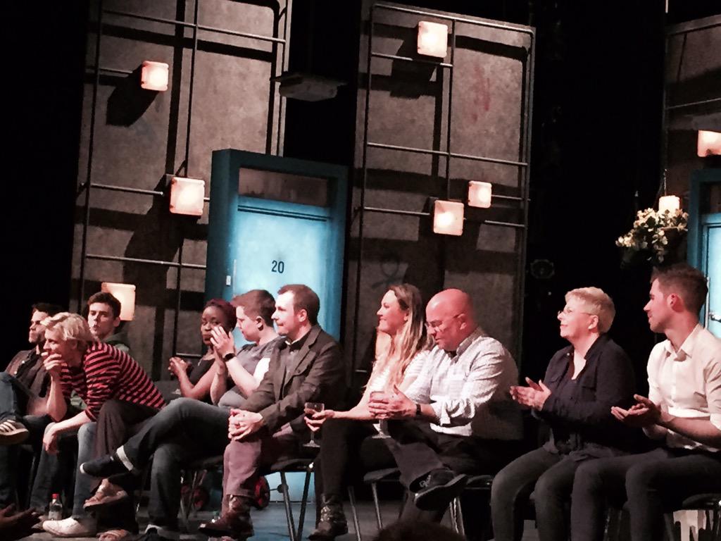 Great after show discussion <a href="/CurveLeicester/">Curve</a> with the brill <a href="/beautthing/">Beautiful Thing</a> company, <a href="/stonewalluk/">Stonewall</a> and <a href="/LeicesterLGBT/">Leicester LGBT Centre</a>