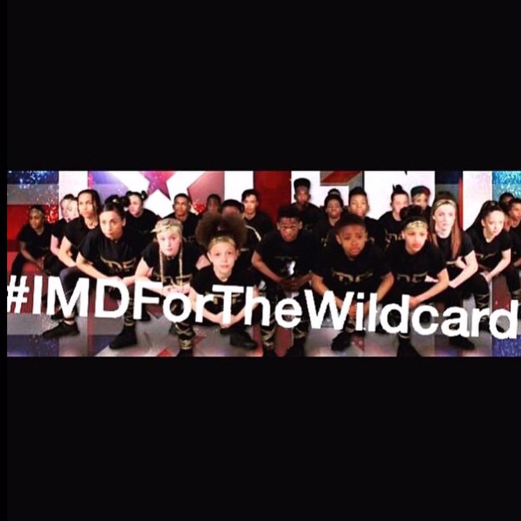 MissPIMD28's tweet photo. COME ON GUYS GET @IMD_Legion BACK FOR THE FINALS #IMDForTheWildcard #IMDForTheWildcard  @BGT @BGTNews14 #IMDLEGION 💯 http://t.co/fUXncbnupN