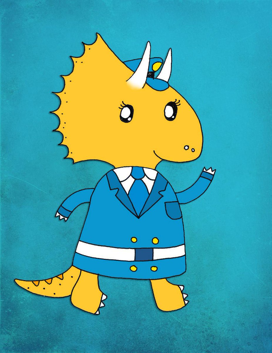 Chocolitier's tweet photo. @jabberworks #SARAHTHON Inspector Sarah Tops is the Cream of the Crop in #DinosaurPolice http://t.co/dDb5gr4uYY http://t.co/bYI6TbzLY3