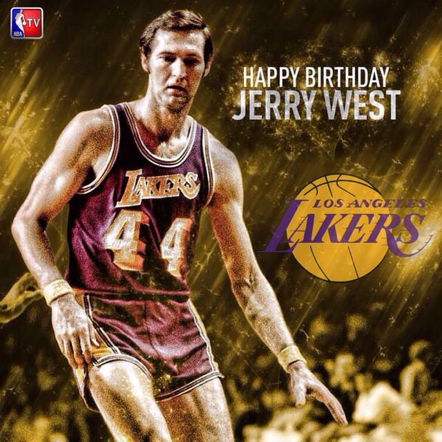 Thx by  Happy 77th Birthday, Jerry West!     