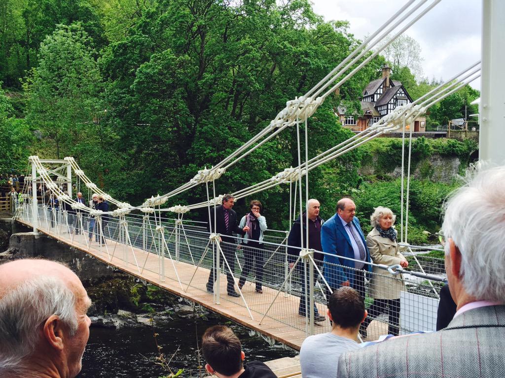 Opening of the Chain Bridge today. Congratulations to all those involved in helping make the restoration happen. 😀