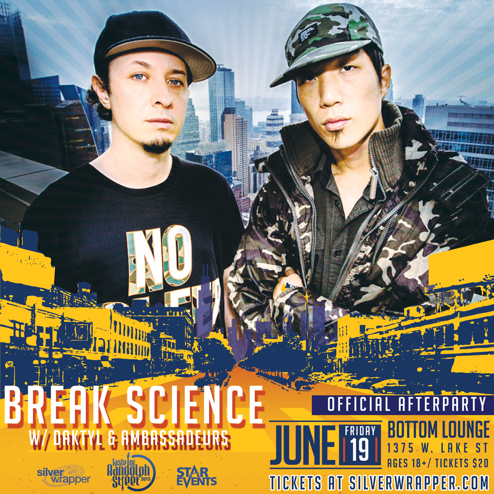 WestLoopFest's tweet photo. The party continues after #TOR2015 w/ @BreakScience + more at @thebottomlounge Fri. 06/19! || http://t.co/k2urZbF0Av http://t.co/mJi9BHbmDG