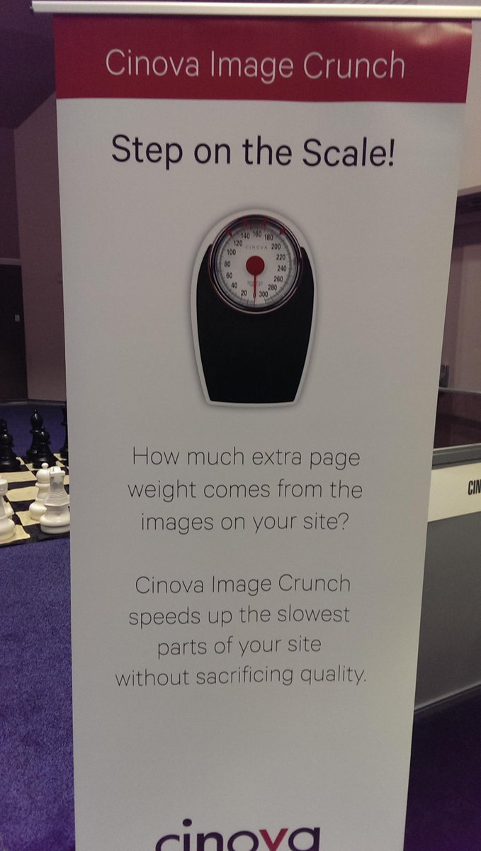 Cinova_Media's tweet image. Looking to speed up your #ecommerce site? Stop by booth 1200 with your URL and #steponthescale #velocityconf #speed