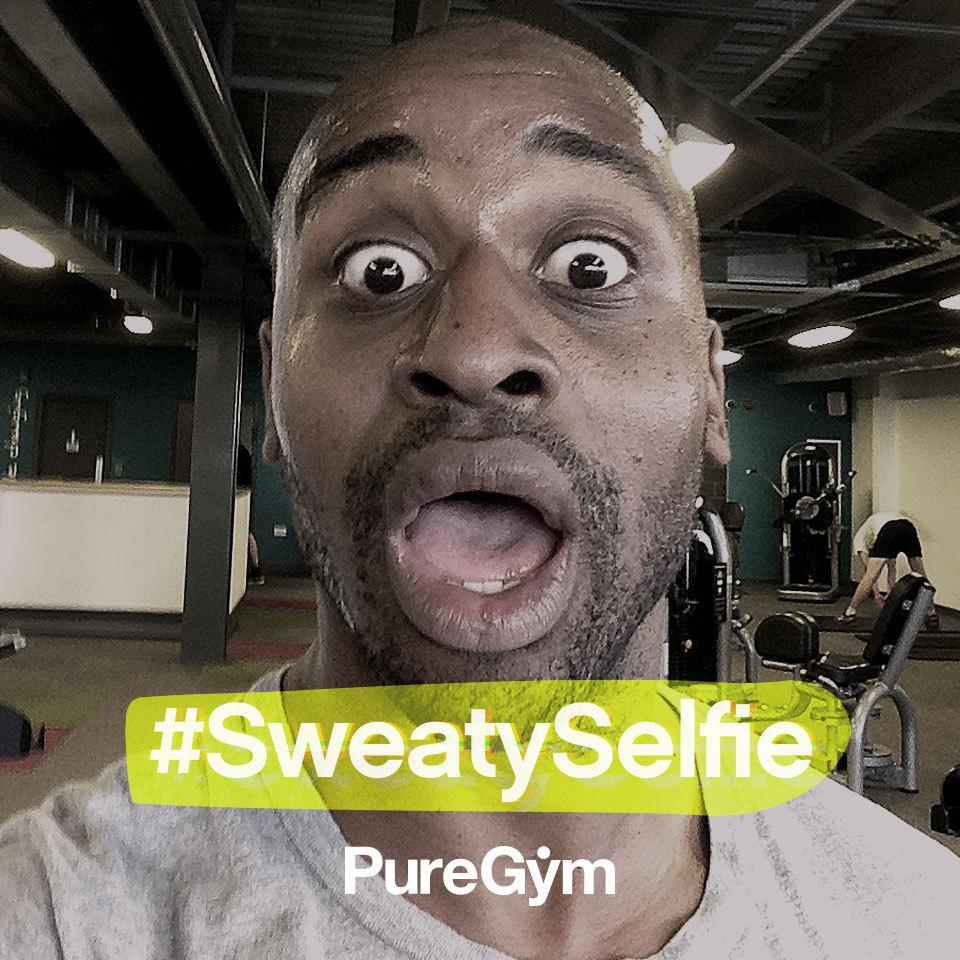 PureGym's tweet photo. Got an energising study break in at the gym today? Show us your #Sweatyselfie, you fitness star! #Workitstudent http://t.co/dMHF4QAWvu