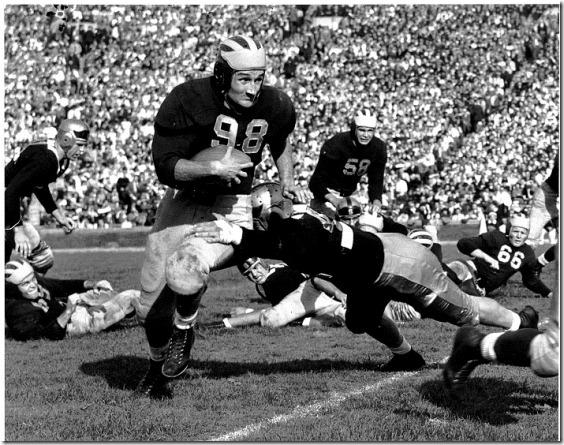 UofM_Harbaugh's tweet photo. Tom Harmon (1937-1940) and Devin Gardner (2010-2014) 98 Days.  #GoBlue http://t.co/GsjUR0L1XP